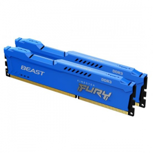 8GB 1600MHz DDR3 Kingston Fury Beast Blue CL10 (2x4GB) (KF316C10BK2/8)
