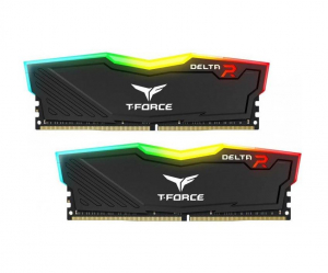 16GB 3600MHz DDR4 RAM Team Group T-Force Delta RGB CL18 black (2x8GB) (TF3D416G3600HC18JDC01)