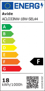Avide LED mennyezeti lámpa Selene IP44 18W 330x100mm NW 4000K (ACLO33NW-18W-SEL44)