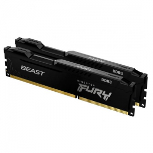 8GB 1600MHz DDR3 Kingston Fury Beast Black CL10 (2x4GB) (KF316C10BBK2/8)