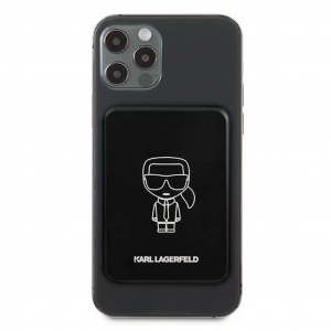 Karl Lagerfeld magsafe Power Bank 3000mAh fekete (KLPBMSOIBK)