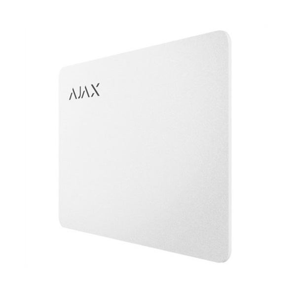 AJAX Pass BL beléptető kártya fehér 10db/cs (AJ-PA-10-WH)