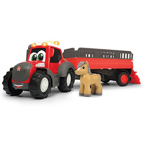 Simba Toys ABC: Massey Ferguson állatszállító traktor fénnyel és hanggal (204115002)