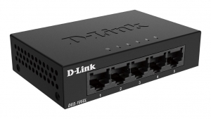 D-LINK Switch 5x1000Mbps Fémházas Asztali (DGS-105GL/E)