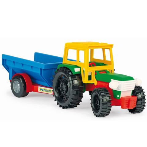 Wader Traktor billenős pótkocsival (35002)