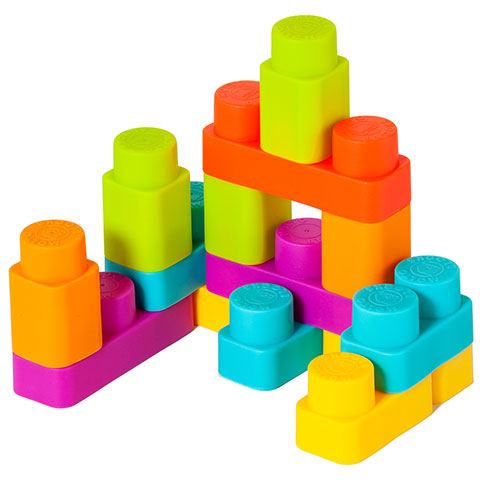 Molto: Blocks puha építőkocka szett dobozban 50db-os (21452)