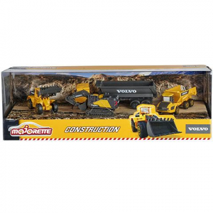 Simba Toys Majorette - Volvo Edition építőipari munkagépek 4db-os szett (212057287)