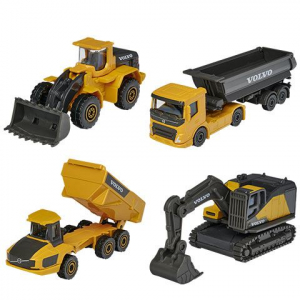 Simba Toys Majorette - Volvo Edition építőipari munkagépek 4db-os szett (212057287)