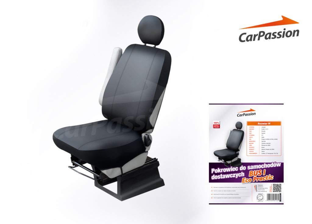 CarPassion BUS I Eco Practic kisteherautó üléshuzat, egyszemélyes M-es (30101)