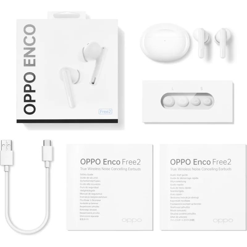 OPPO W52 Enco Free2 vezeték nélküli fülhallgató fehér (6671426)