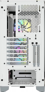 Corsair iCUE 4000X RGB Tempered Glass táp nélküli ablakos ház fehér (CC-9011205-WW)