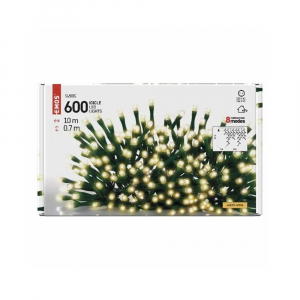 EMOS LED karácsonyi jégcsapok 10m IP44 programokkal melegfehér (D4CW03)