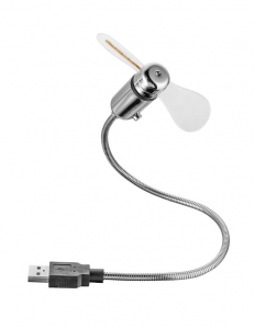 Trust Flex USB miniventilátor órával (23235)