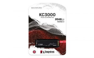 2TB Kingston SSD M.2 NVMe KC3000 meghajtó (SKC3000D/2048G)