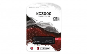 512GB Kingston SSD M.2 NVMe KC3000 meghajtó (SKC3000S/512G)