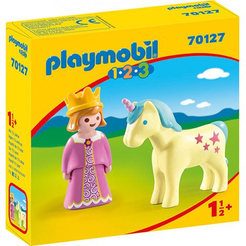 Playmobil: 1-2-3 - Hercegnő egyszarvúval (70127)
