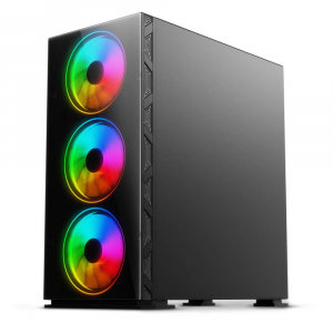 Savio Prime X1 ARGB táp nélküli ablakos ház fekete (SAVGC-PRIMEX1)