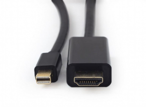 Gembird Mini DisplayPort 1.2 -> HDMI M/M kábel 1.8m fekete (CC-mDP-HDMI-6)