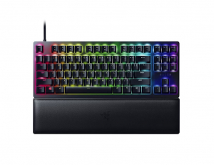 Razer Huntsman V2 Tenkeyless Linear Optical Switch (Red) US billentyűzet fekete (RZ03-03940100-R3M1)