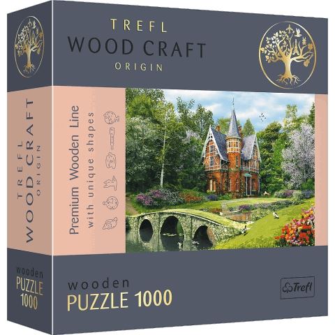 Trefl Wood Craft: Viktoriánus ház 1000db-os prémium fa puzzle (20145T)