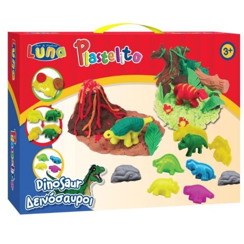 Luna Plastelito: Dinoszaurusz készítő gyurmaszett (000621748)