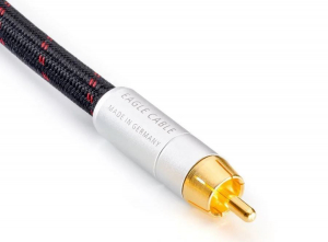 Eagle Cable High End Deluxe m&eacute;lynyom&oacute; RCA k&aacute;bel fekete 3m (10070203)