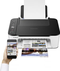 Canon PIXMA TS3452 színes tintasugaras multifunkciós nyomtató fekete-fehér (4463C046AA)