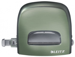 Leitz "Nexxt Style" fém lyukasztó olajfazöld (E50060053)