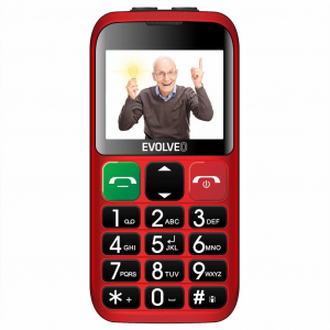 Evolveo EasyPhone EB Dual-Sim mobiltelefon piros (EP-850-EBR)