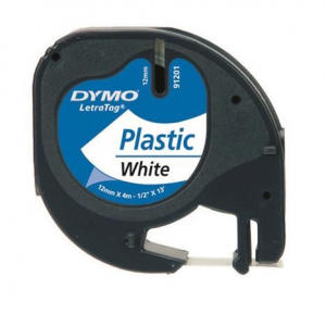 DYMO "Letratag" feliratozógép szalag 12 mm x 4 m fehér (GD59422)