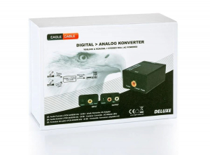 Eagle Cable Deluxe digitális -> analóg átalakító fekete (30838042)