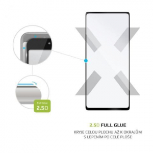 FIXED Full-Cover Samsung Galaxy S20 FE/FE 5G edzett &uuml;veg kijelzőv&eacute;dő fekete kerettel (FIXGFA-602-BK)