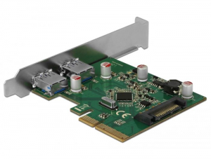 DeLock 2x USB 3.1 Gen 2 bővítő kártya PCI-E (90298)