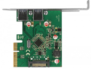 DeLock 2x USB 3.1 Gen 2 bővítő kártya PCI-E (90298)