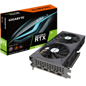 Gigabyte GeForce RTX 3060 Ti EAGLE OC 8G LHR videokártya (rev. 2.0) (GV-N306TEAGLE OC-8GD) 