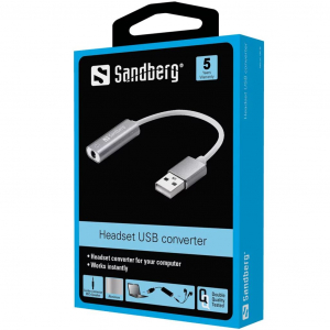 Sandberg Headset USB konverter (134-13)