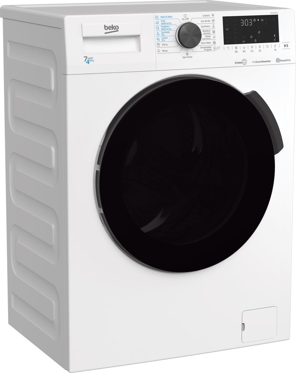 Beko HTE7616X0 elöltöltős mosó-szárítógép fehér