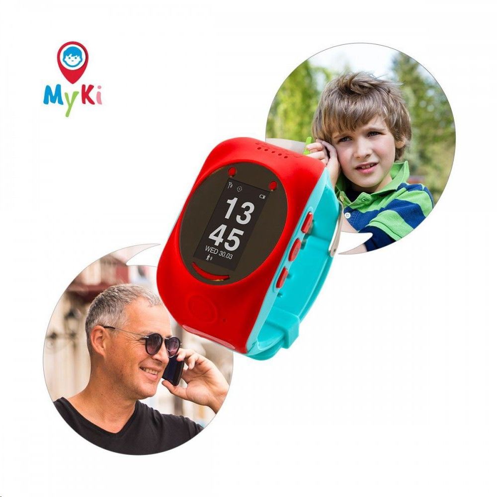 Buy Red MyKi Touch Children Anti-Lost Smart Watch GPS Tracker + Necklace  Accessory (Green) Online at desertcartINDIA