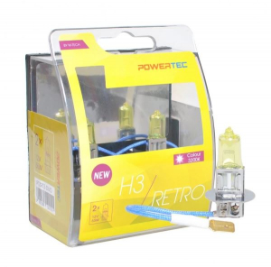 M-Tech Powertec Retro H3 12V DUO sárga izzó (72PTZRT3-DUO)
