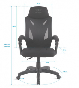 Spirit of Gamer Hellcat gaming sz&eacute;k fekete (SOG-GCKBK)