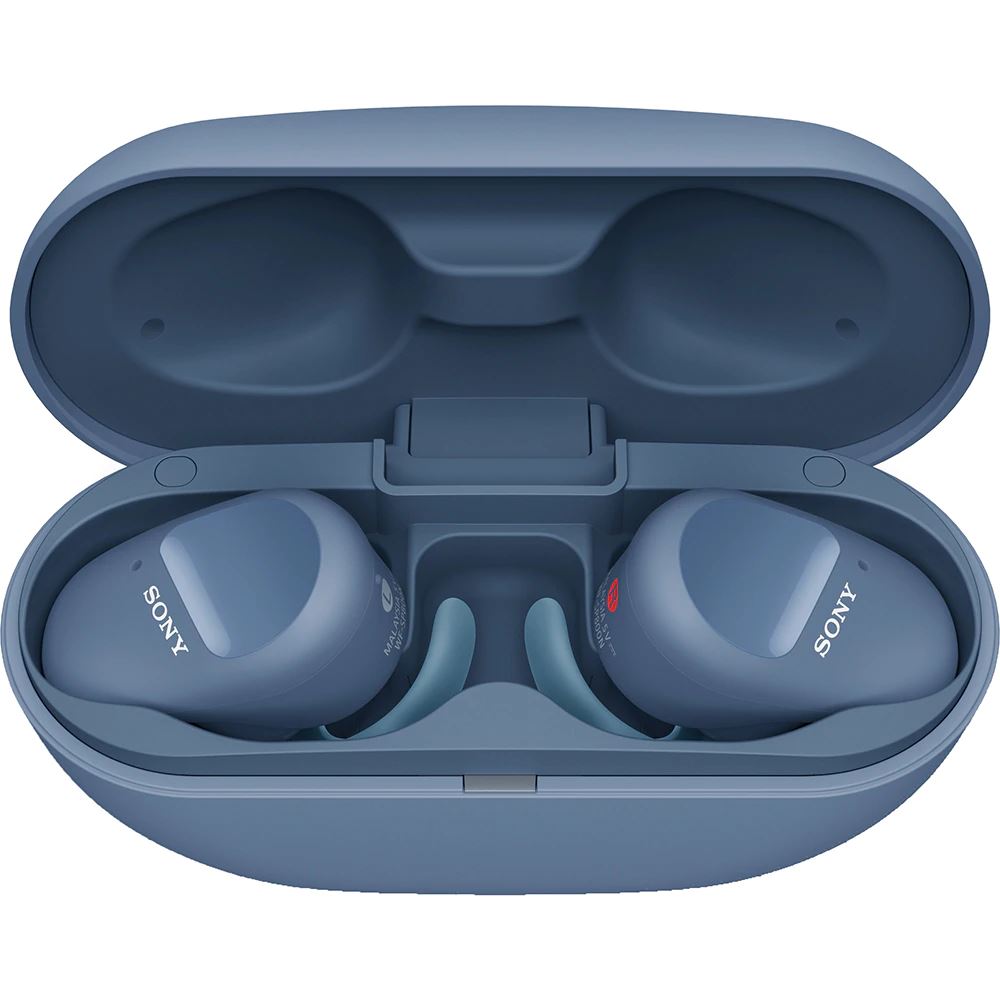 Sony WF-SP800N Bluetooth True Wireless zajszűrős sport fülhallgató kék (WFSP800NL.CE7)