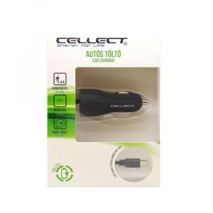 Cellect MPCB-MICRO-2.4A autós töltő micro USB kábellel