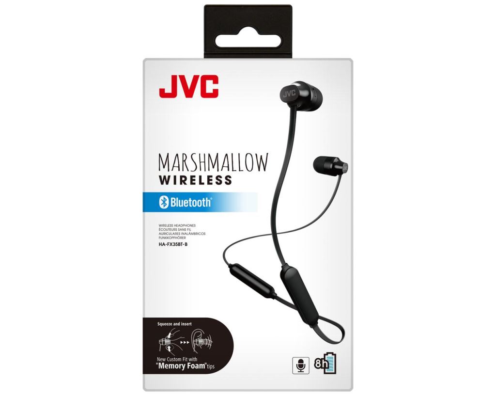 JVC HA-FX35BT-B Bluetooth fülhallgató fekete
