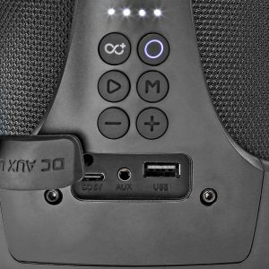 Nedis SPBB315BK Party Boombox Bluetooth hangszóró fekete