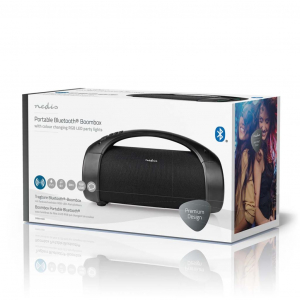 Nedis SPBB315BK Party Boombox Bluetooth hangszóró fekete
