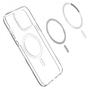Spigen Ultra Hybrid MagSafe kompatibilis Apple iPhone 13 Pro Max tok átlátszó-grafitszínű (ACS03211)