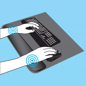 Sandberg Desk Pad Pro XXL csuklótámasz egérpaddal fekete (520-35)