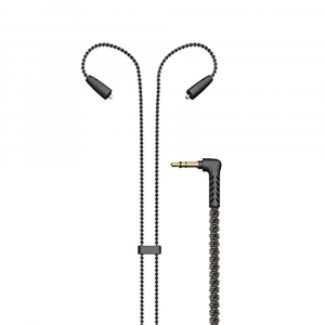 MEE audio univerzális prémium minőségű MMCX fülhallgató kábel 3,5mm-es Jack csatlakozóval (MG-CABLE-MMCX-BK)
