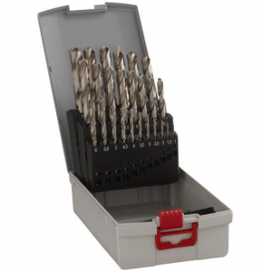 Bosch Accessories 2608587013 f&eacute;mf&uacute;r&oacute; k&eacute;szlet 19 db HSS-G 1-10mm 135&deg;