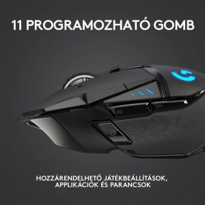 Logitech G502 Lightspeed vezeték nélküli gaming egér (910-005567) 